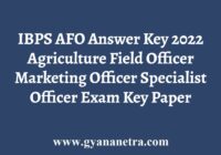 IBPS AFO Answer Key