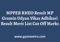 MPPEB RHEO Result Merit List