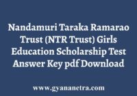 NTR Trust GEST Answer Key