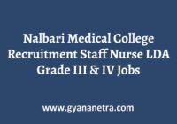 Nalbari Medical College Recruitment