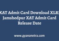 XAT Admit Card Download