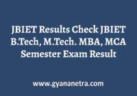 JBIET Results Semester Exam