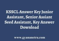 KSSCL Key Answer