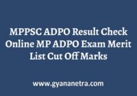 MPPSC ADPO Result Merit List
