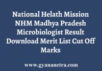NHM MP Microbiologist Result
