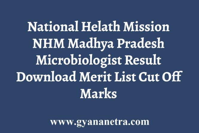 NHM MP Microbiologist Result