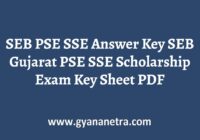 SEB PSE SSE Answer Key Paper