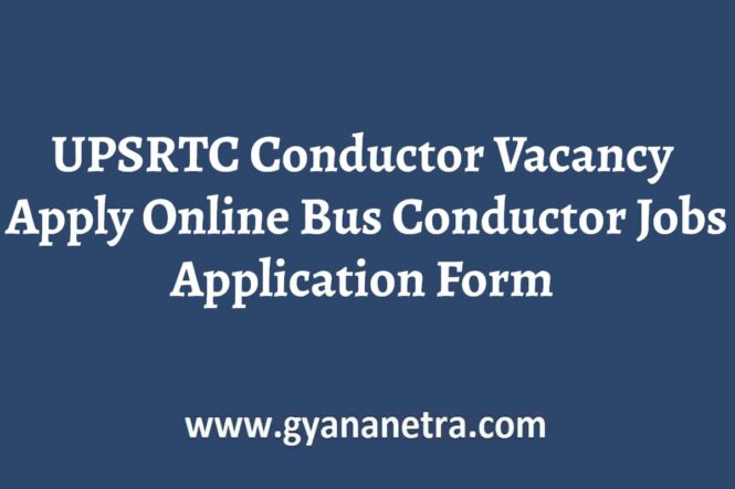 UPSRTC Conductor Vacancy