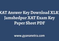 XAT Answer Key Paper