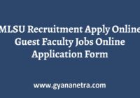 MLSU Recruitment Apply Online