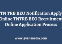 TN TRB BEO Notification Recruitment