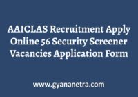 AAICLAS Recruitment Notification