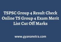 TSPSC Group 4 Result Merit List