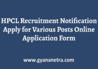 HPCL Recruitment Notification
