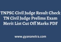 TNPSC Civil Judge Result Merit List