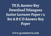 TS JL Answer Key