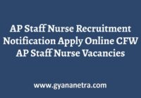 AP Staff Nurse Recruitment Notification
