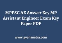 MPPSC AE Answer Key Paper