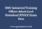 JSSC Industrial Training Officer Admit Card