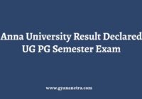 Anna University Result Semester Exam