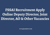 FSSAI Recruitment Notification