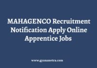 MAHAGENCO Recruitment Apprentice