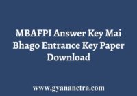 MBAFPI Answer Key