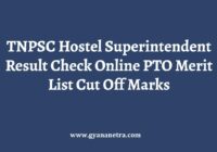 TNPSC Hostel Superintendent Result Merit List