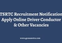 TSRTC Recruitment Notification