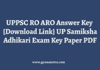 UPPSC RO ARO Answer Key Paper