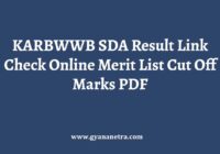 KARBWWB SDA Result Merit List