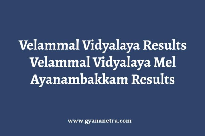Velammal Nexus Results